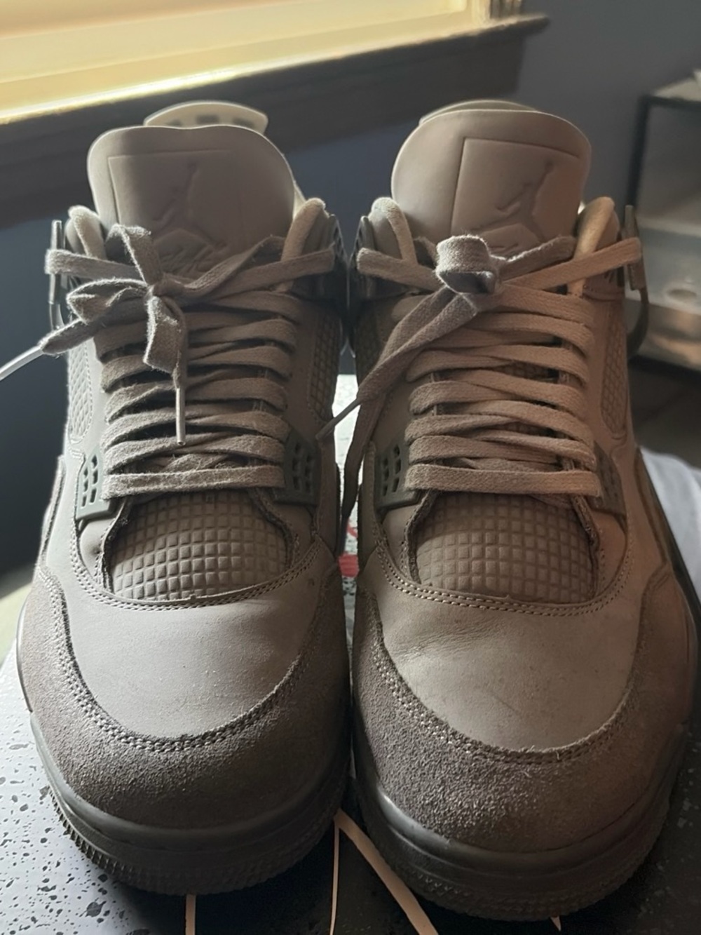 Air Jordan 4 “wet cement” men’s sneakers